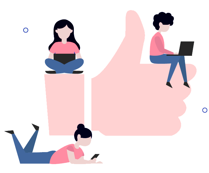 Techstus next-gen software development hero illustration