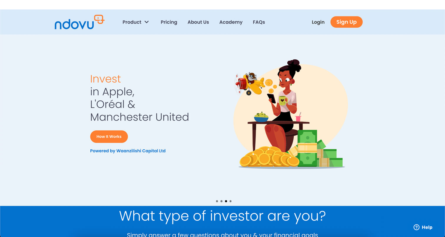 Ndovu investment platform portfolio project